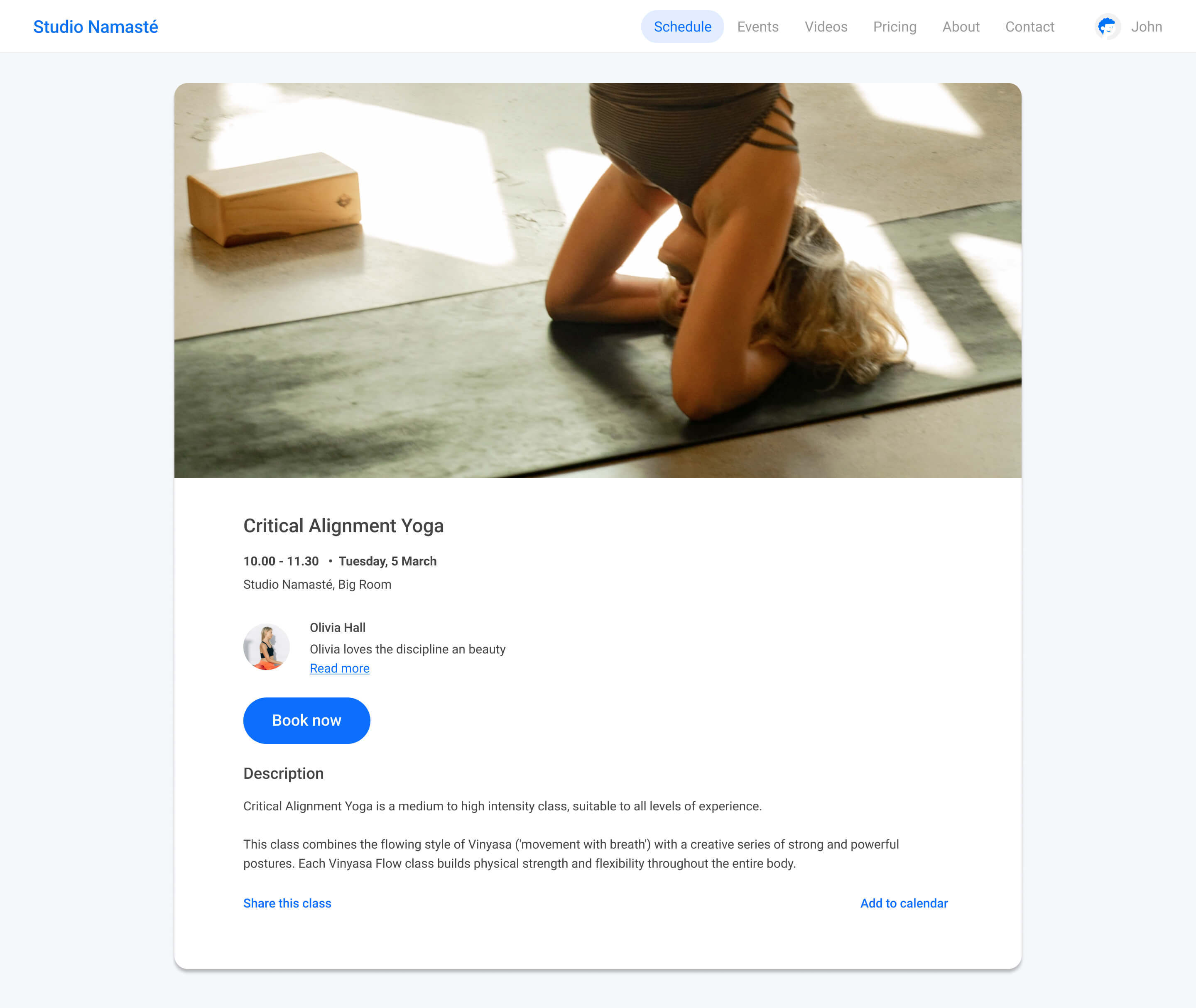 Class detail page for yogis.jpg