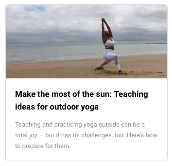 Outdoor Yoga Class Planning: 7 Key Considerations